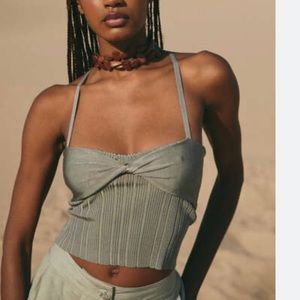 Cult Gaia Reagan knit too in granite size small- never worn before!